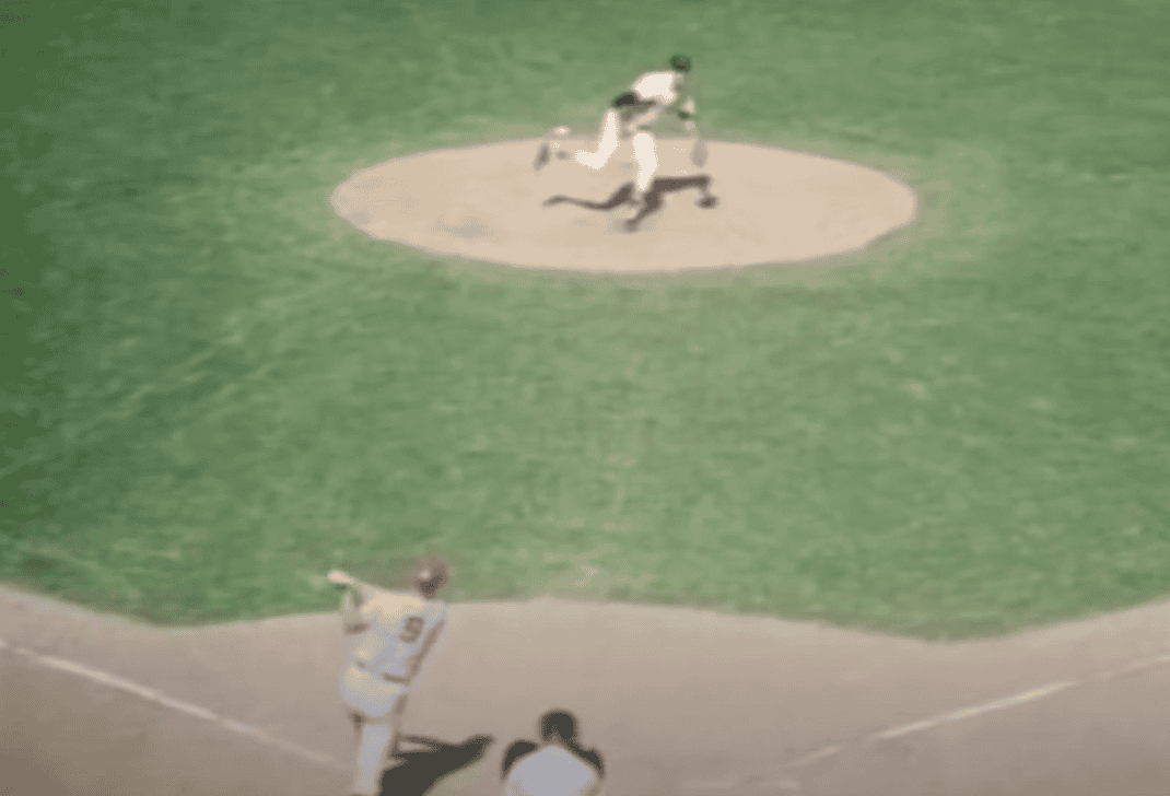 Frank Howard, known as "The Capital Punisher," showcasing his batting prowess.